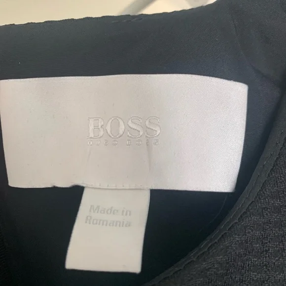 BOSS Daxine Back Zip Sheath Dress - Picture 5 of 7